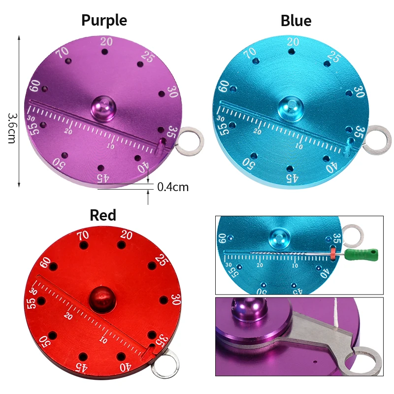 

Резак для наконечников зубной резинки с конической линейкой, круглый резак для наконечников десен, измерительная линейка, измерительная линейка для корневых каналов, стоматологический инструмент