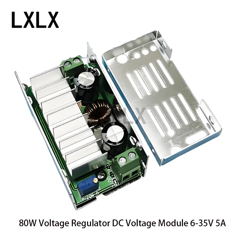 LXLX1 DC-DC High Power Auto Lifting Module 80W Voltage Regulator DC Voltage Regulator Module 6-35V 5A