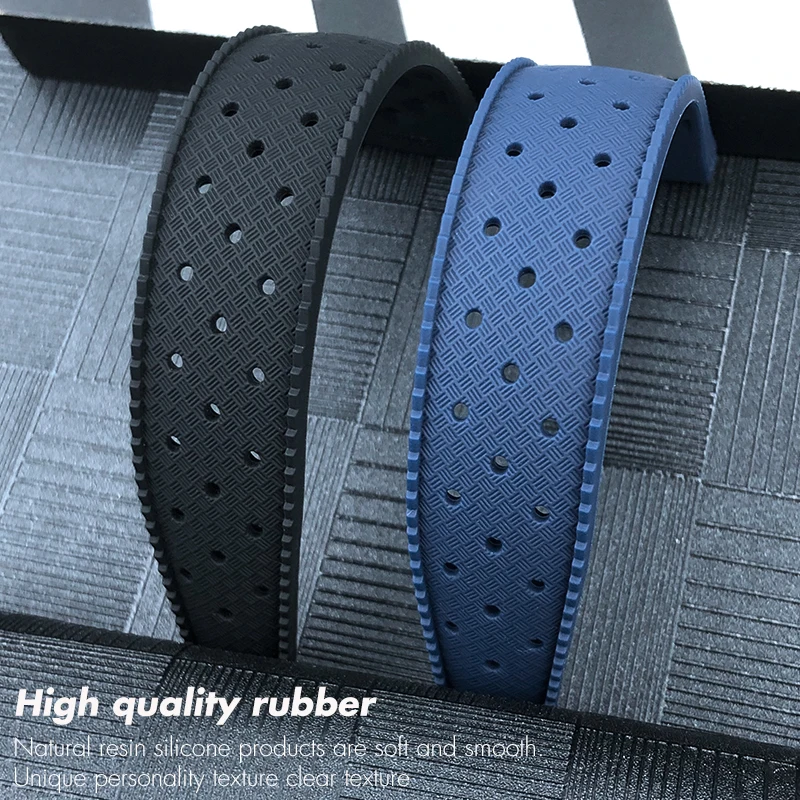 19mm 20mm 21mm 22mm 18mm Rubber Watchband for Tissot Tudor Certina Seiko SKX Samsung ORIS Colorful Diving Silicone Watch Strap