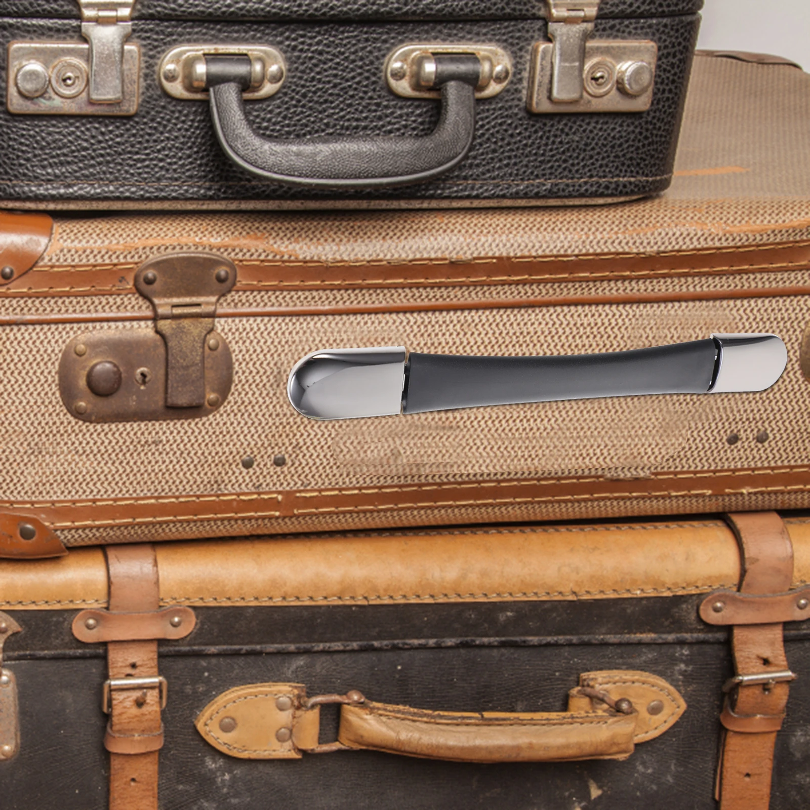 

2Pcs Adjustable Suitcase Handle Replacement Heavy Duty Plastic Luggage Grip Handle Wear Resistant Anti Slip for Travel Case