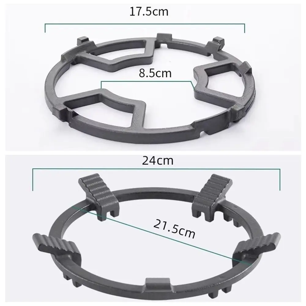 Non Slip Gas Stove Bracket Uniform Heat Conduction Antirust Wok Pan Support Universal Cast Iron Stove Trivets Home