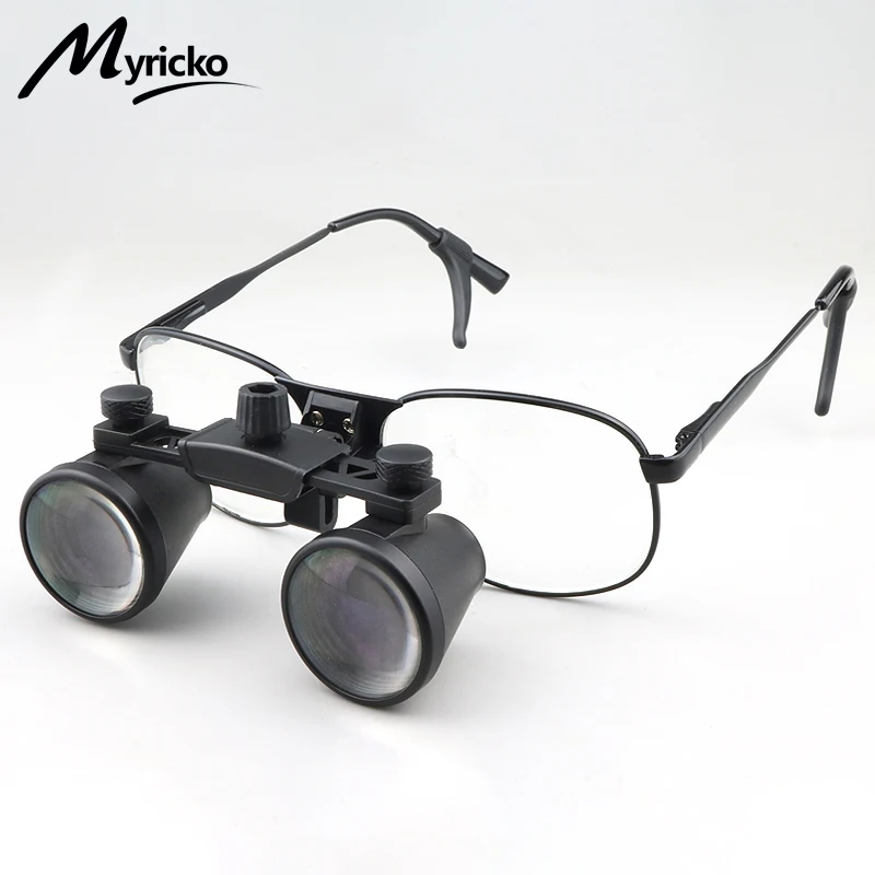 Head Wearing Dental Loupe Ultralight Binocular Magnifier Goggle Dentist oupes metal frame  Dentists  Instruments