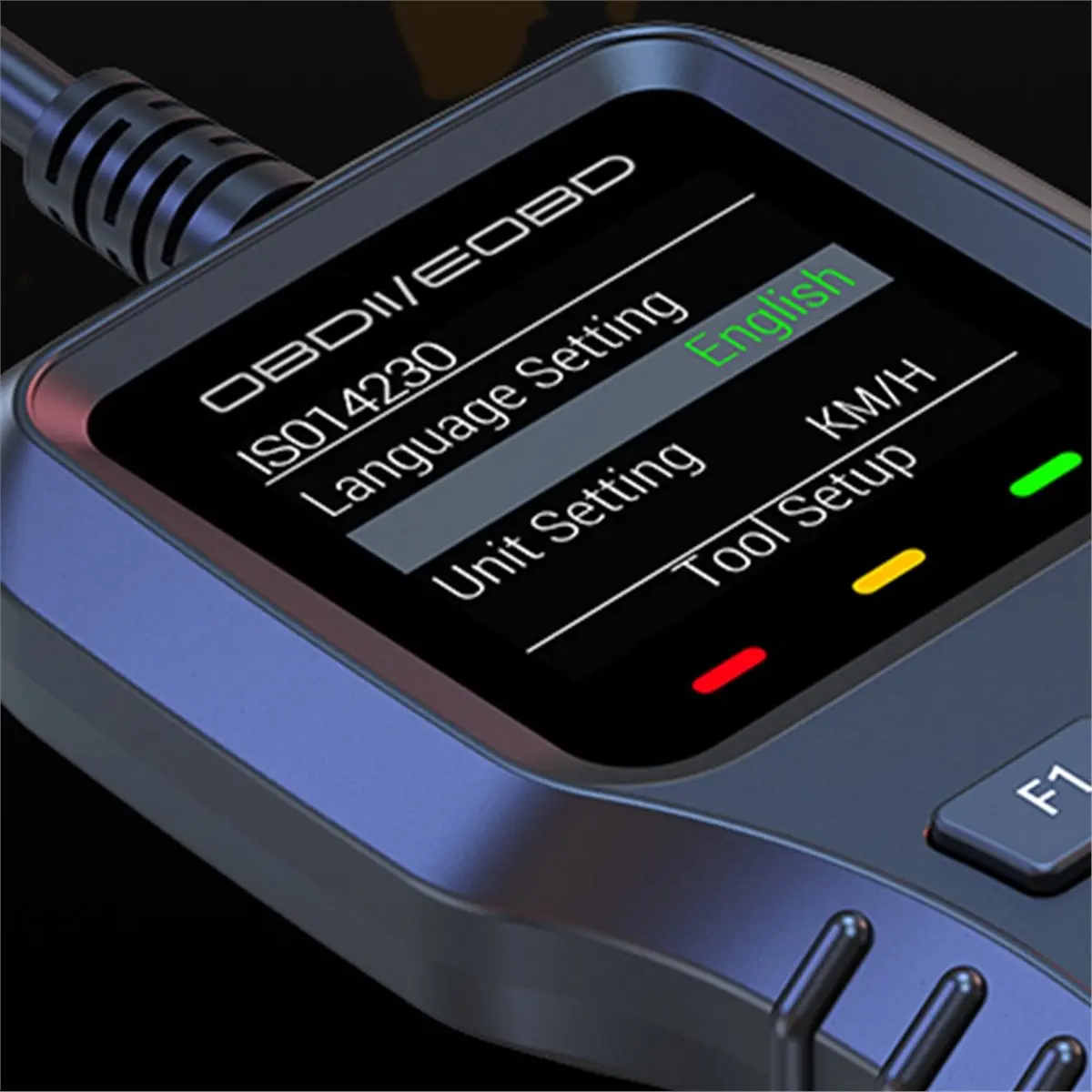 Compatible K1 OBD2 Scanner with Color Display12 Languages for Cars & Trucks Comprehensive Diagnostics