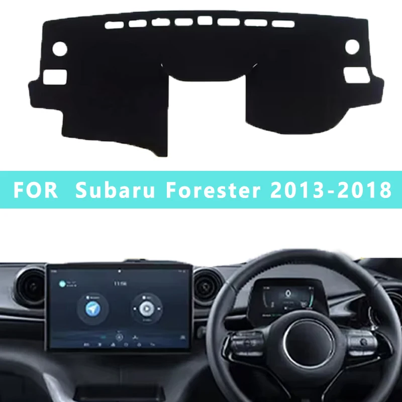 Auto Armaturenbrett Abdeckung Sonnenschutz Matten Vermeiden Licht Pads Instrument Panel Schutz Teppiche Für Subaru Forester 2013-2018 2014 2015