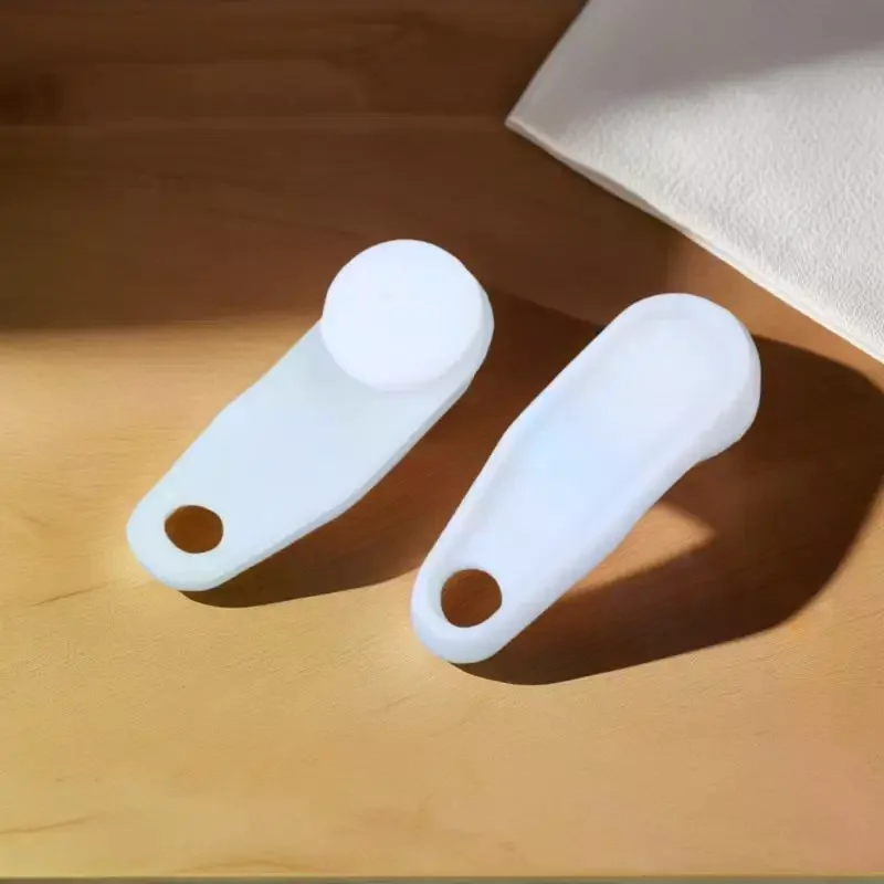 50 قطعة من مشابك مسار الستائر البلاستيكية سهلة الاستخدام، خطافات مسار الستارة البيضاء المتينة، خطافات الستائر متعددة الوظائف لغرفة النوم #2