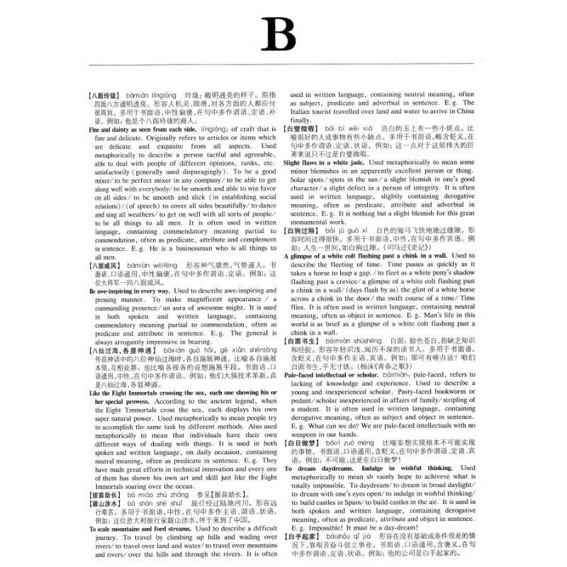 Livre de référence du dictionnaire chinois-anglais des idiomes, Phrase, Idiom, Proverbe, Xiehouyu, Maxim Translator