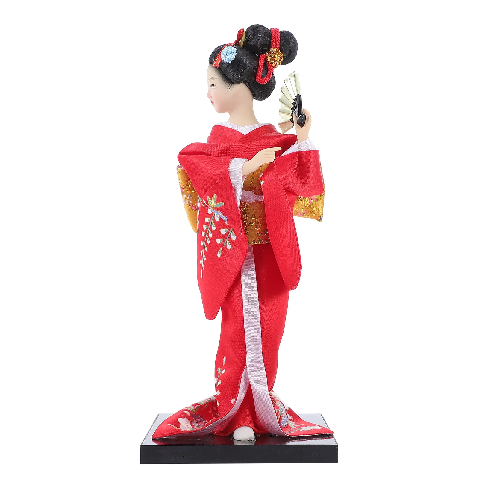 

1Pcs Japanese Style Geisha Ornament Lightweight Eco Friendly Kimono Home Decoration Desktop Adornment Humanoid Ornament