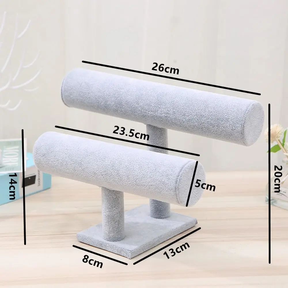 다목적 쥬얼리 디스플레이 스탠드 내구성 팔찌, 투 더블 쥬얼리 거치대, 시계 헤어밴드, T 바 랙 쥬얼리