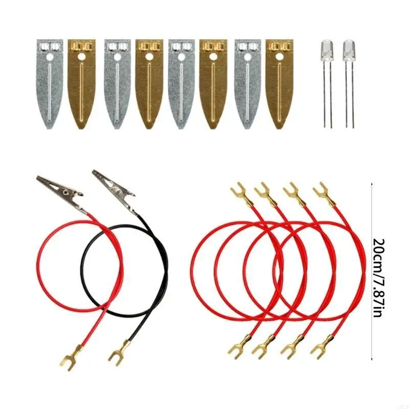 Эксперимент G8TA Fruit Power Experiment устанавливает набор батареи фруктовых аккумуляторов
