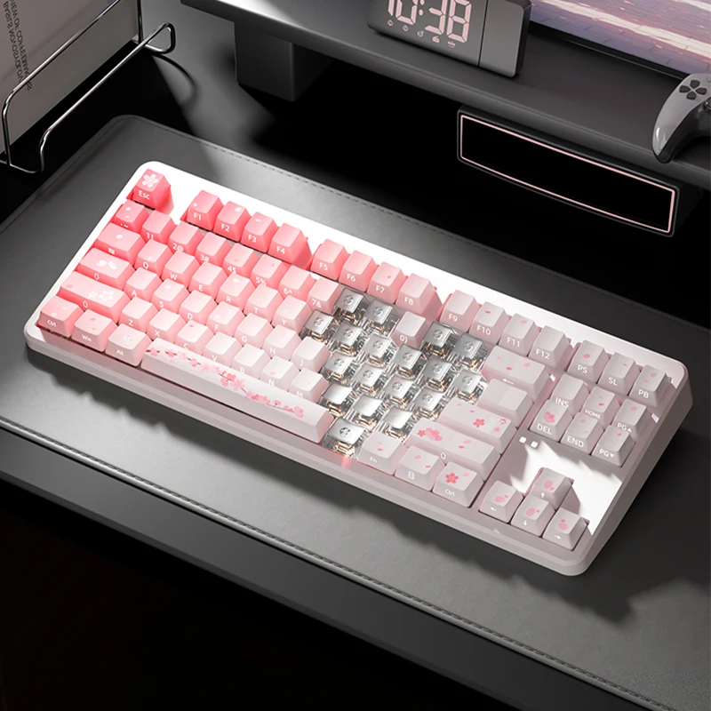 

Mechanical keyboard game e-sports special male and female students silent wired wireless computer high value