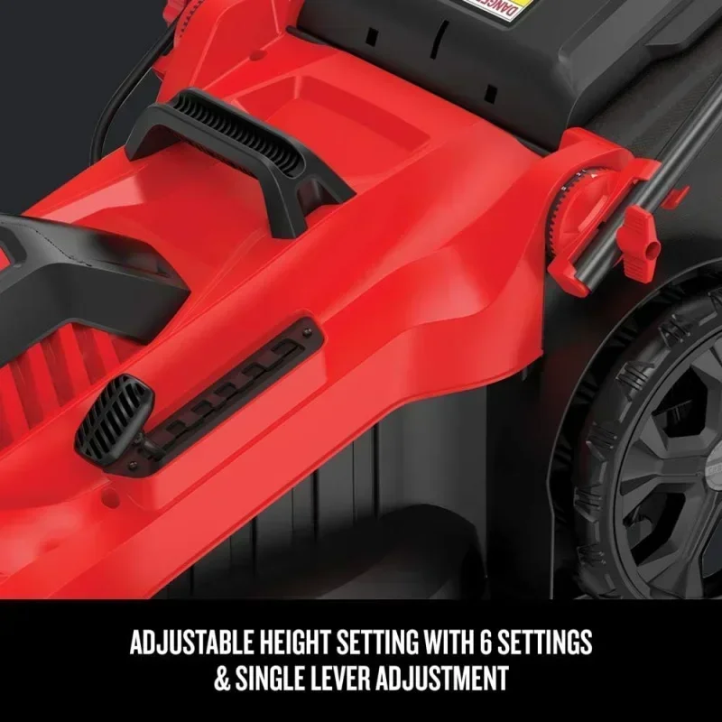 D2BCRAFTSMAN Electric Lawn Mower,20-Inch,Corded,13-Ah (CMEMW213),Red