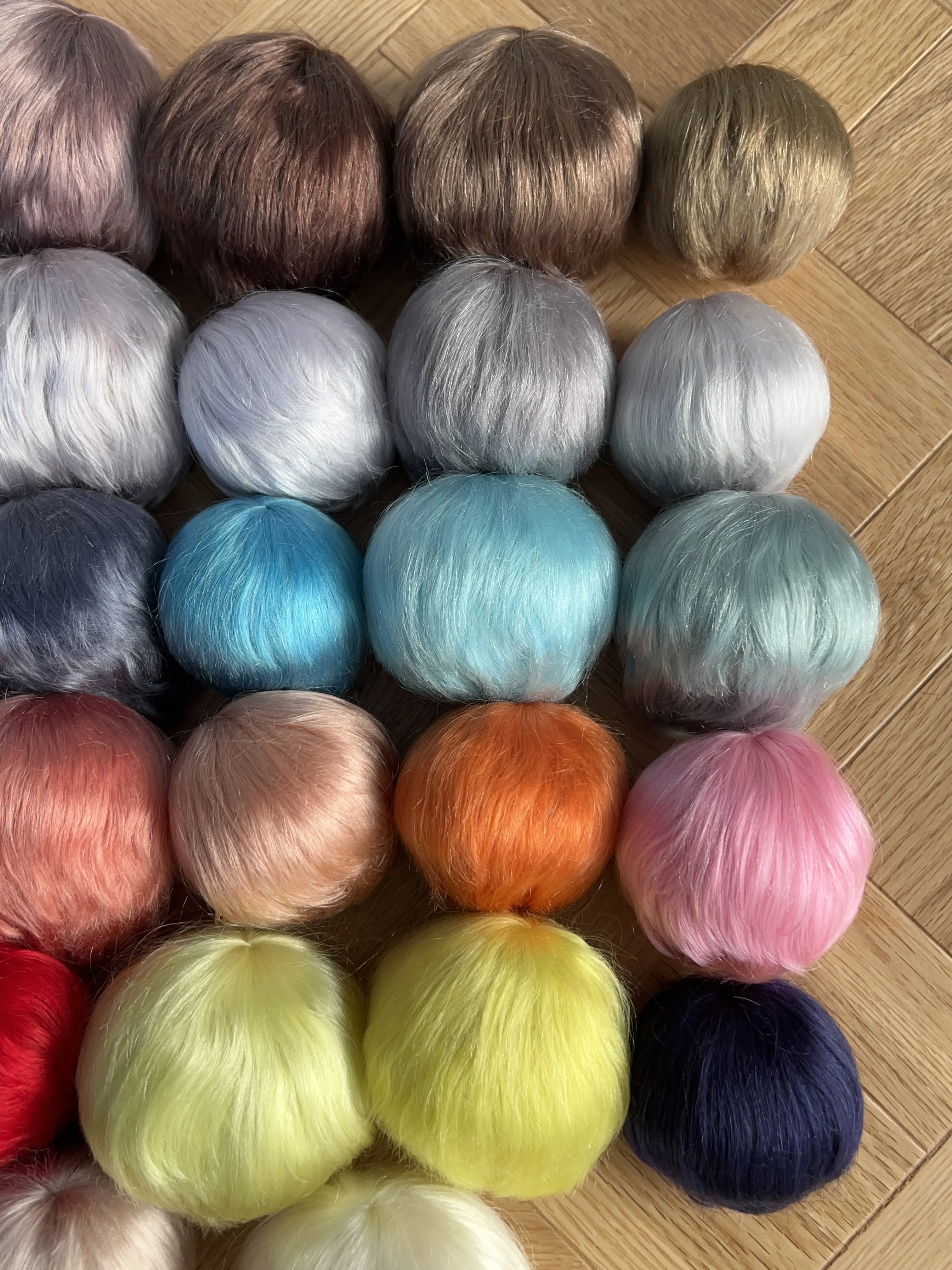In Stock BJD SD 1/3 1/4 1/6 Men's Soft Mohair Multicolored Basic Daily Short Hairstyle Wig Doll Accessories