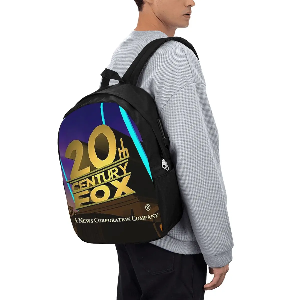 Immagine 4: Zaino classico 20th Century Fox, borsa da viaggio per notebook, borsa per computer, borsa per studenti universitari, borsa per laptop, borse a tracolla per uomo e donna