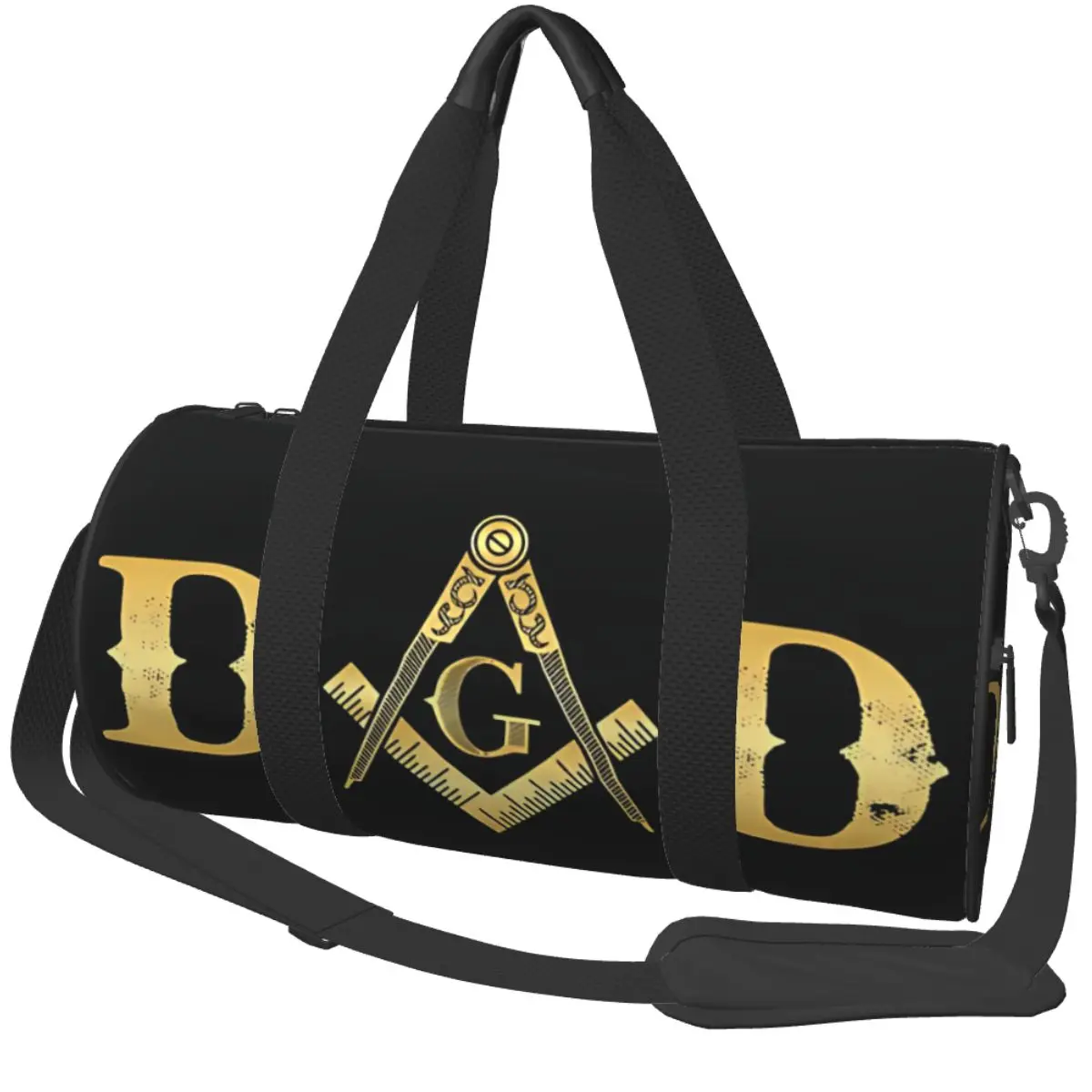 

Спортивная сумка Freemason Masonic Dad Freemason Symbol Square Compass Подарочная спортивная сумка большой вместимости для мужчин и женщин Оксфордская дорожная сумка для фитнеса