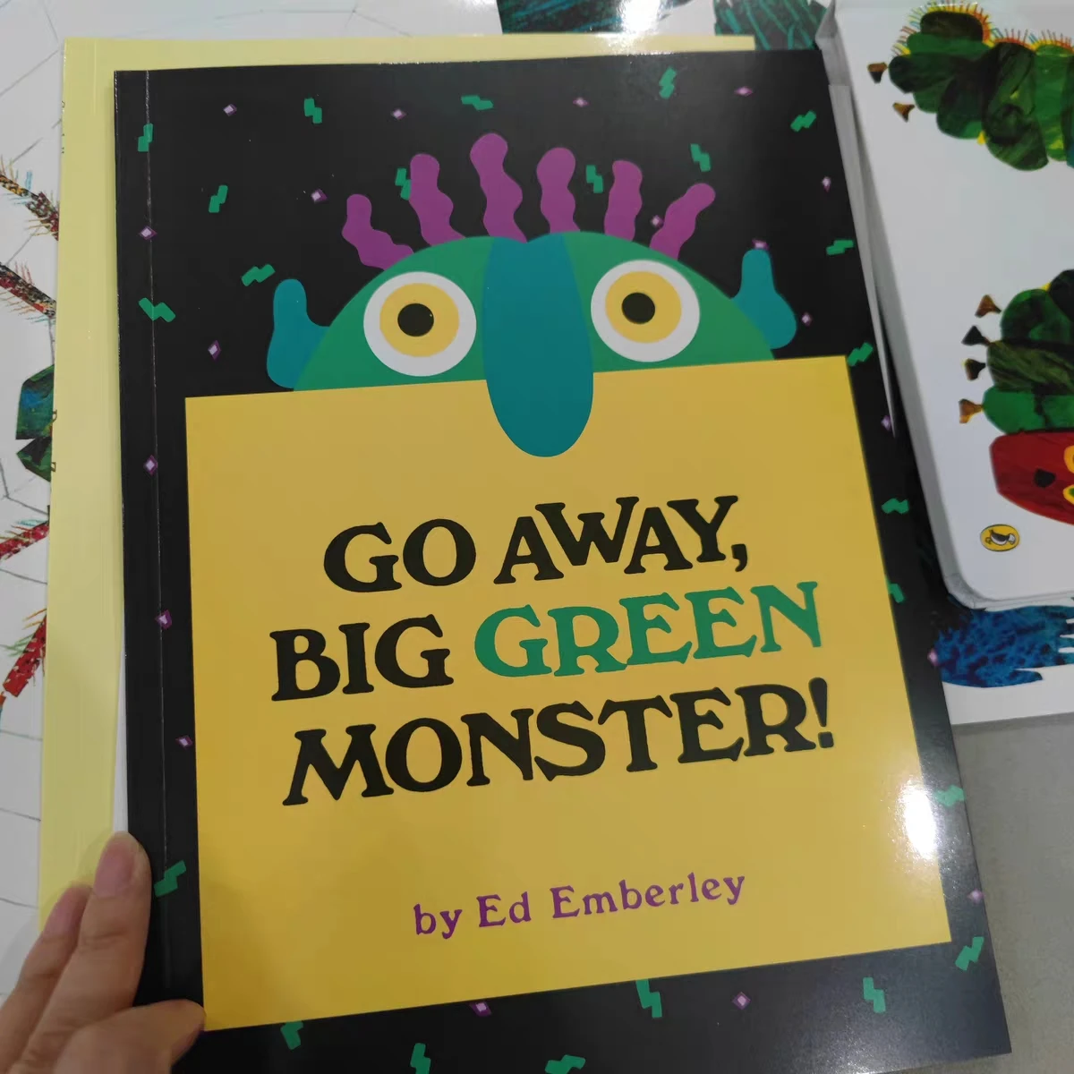 

Go Away,big Green Hole English Picture Book Children Early Education Enlightenment Parent-child Reading