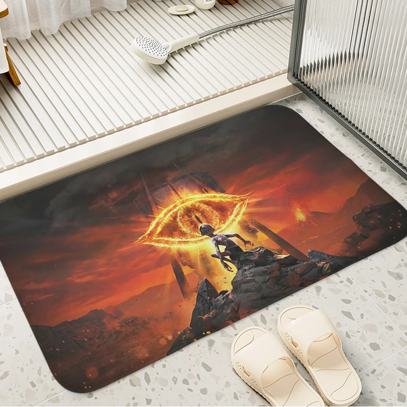 

Bathroom Mat T-Lord of the T-Rings Living Room Kitchen Bedroom Rug Custom Doormat Entrance Door Hallway Corridor Carpet