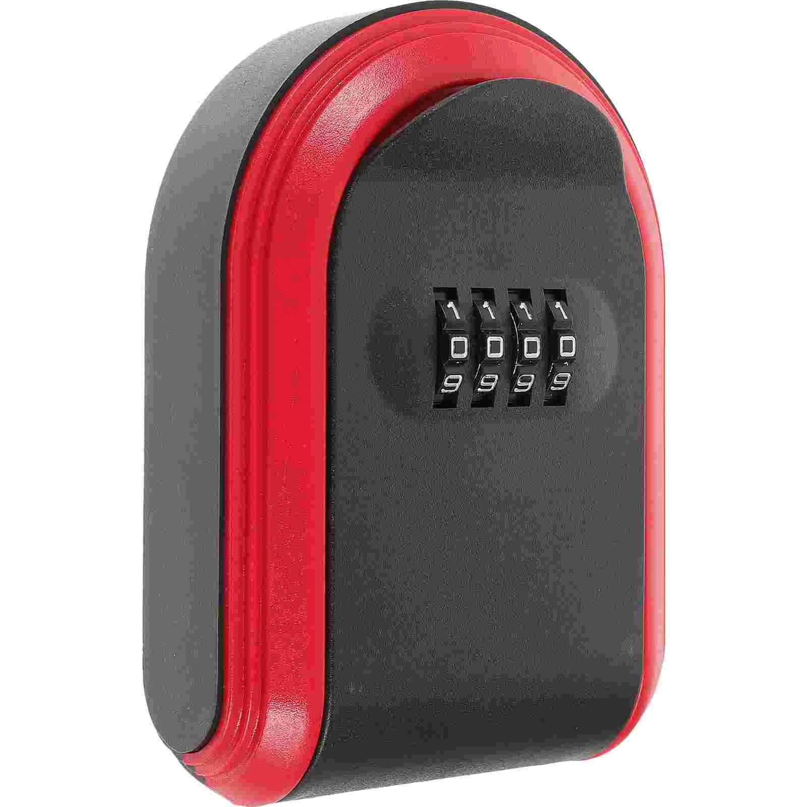 Safe Key Box Password Lock Door Wall Mounted (Black) 1pc Holder Hide for outside Plastic Hidden