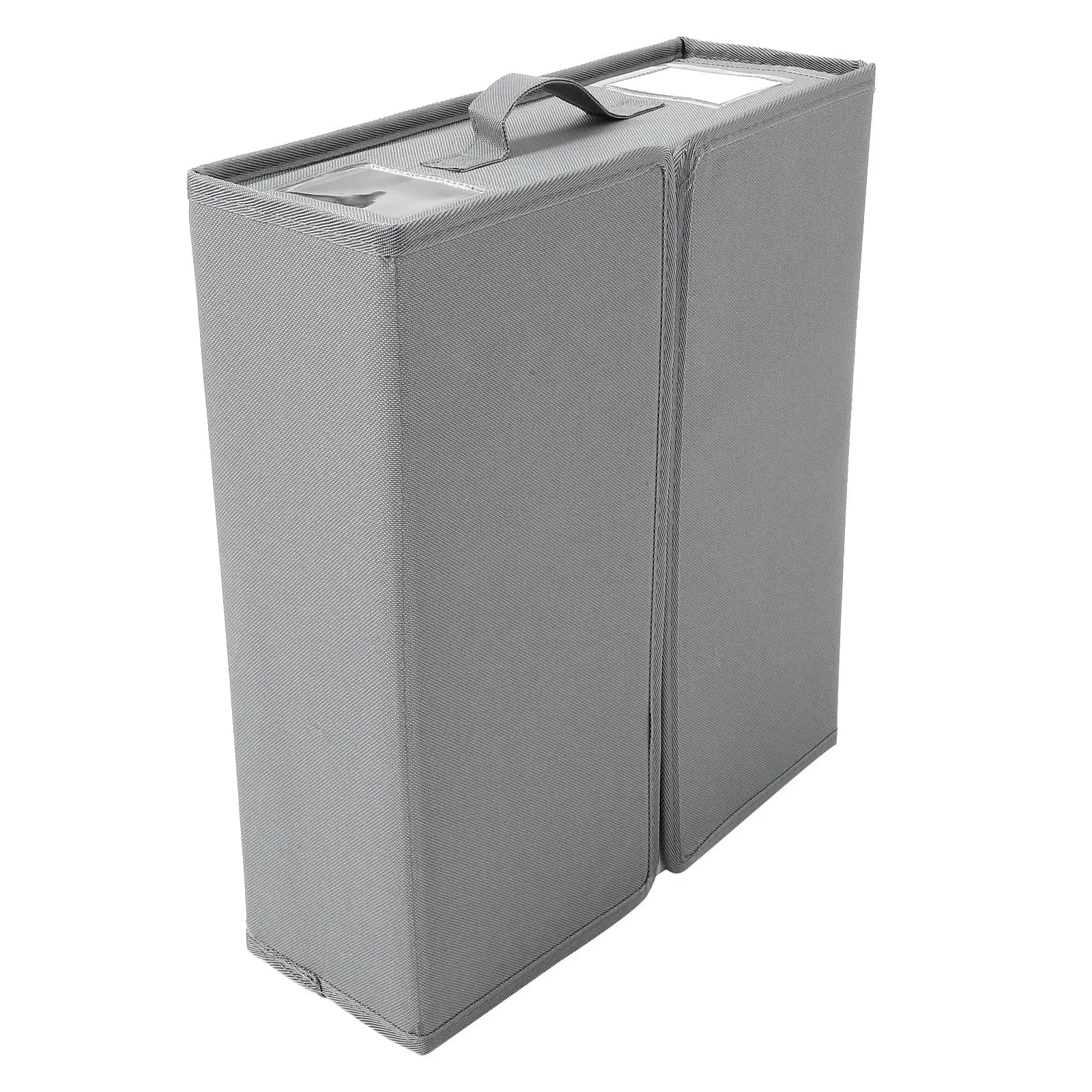 

Pantry Containers Bed Sheet Storage Box Foldable Bins Closet Organizers and Grey
