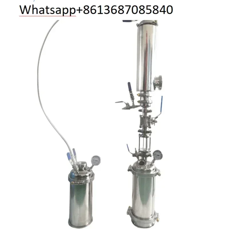 Bidirectional Closed Loop Butane Extractors top fill and bottom fill solvent essential oil extraction equipment