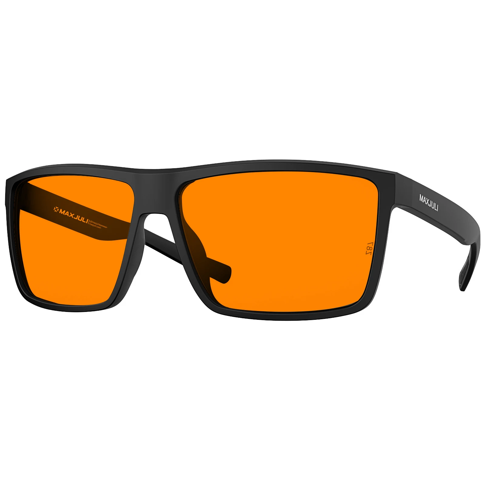 

Очки Z87 XXL с защитой от синего света (99%), оранжево-красные линзы, для мужчин и женщин с большой головой, оверсайз, для игр и работы за компьютером, TR90, Z8125