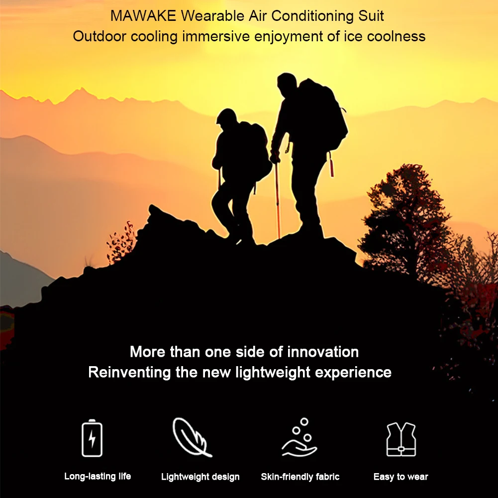 سترة تبريد قابلة للتنفس مقاومة للماء ملابس تبريد تبريد أشباه الموصلات سترة تبريد فورية ملابس عمل صيفية رائعة #6