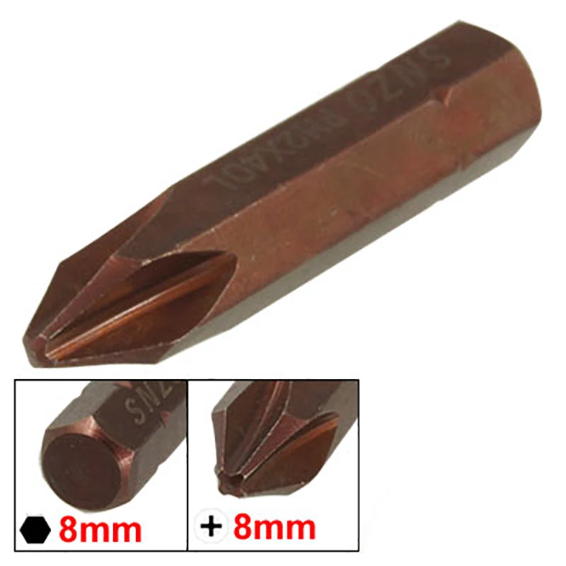 PH2 Phillips Screwdriver Bits Anti Slip 5/16