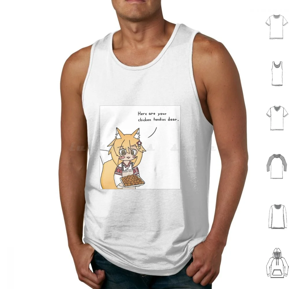 

Sewayaki No Senko-San Tank Tops Vest Sleeveless Sewayaki No Senko San Senko Senko San Fox Girl Cat Girl Anime