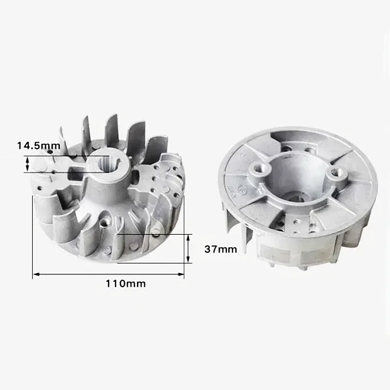 Imagem -06 - Volante Magnético para Strimmer Peças de Cortador de Escova Peças de Cortador 405 44-5 Cg430 43a Bg430 430 Tl43 Tl52 1e40f-5 1e44f-5