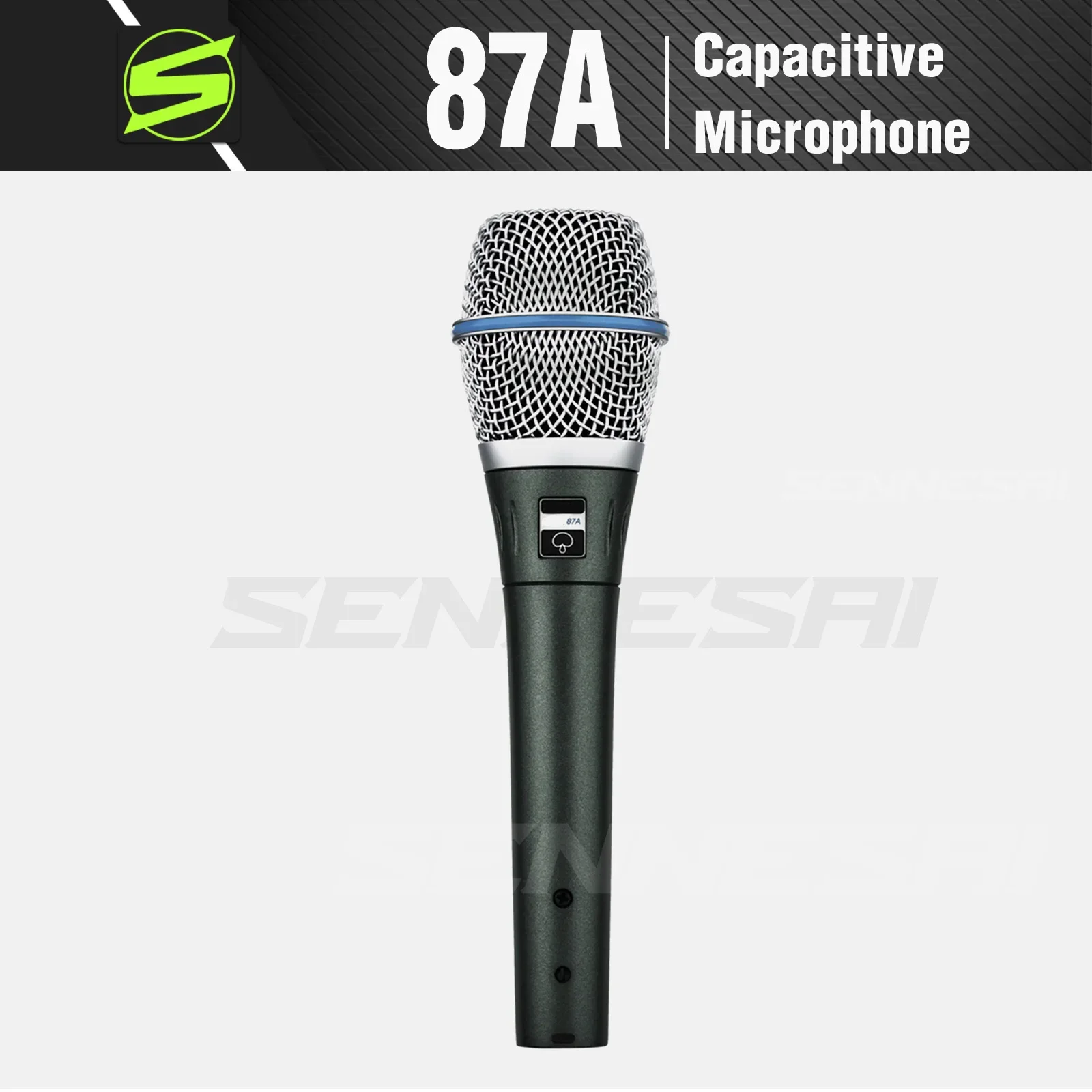 SENNESAI Beta87a Professional Handheld Condenser Microphone Wired Karaoke Vocal Microphone With Clip Stereo Studio Mic