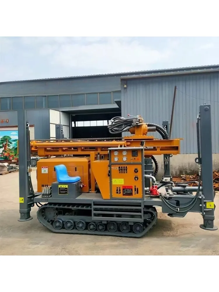 Crawler Mounted Water Well Drilling Rig Machine Portable Hydraulic Drilling Equipment For Sale