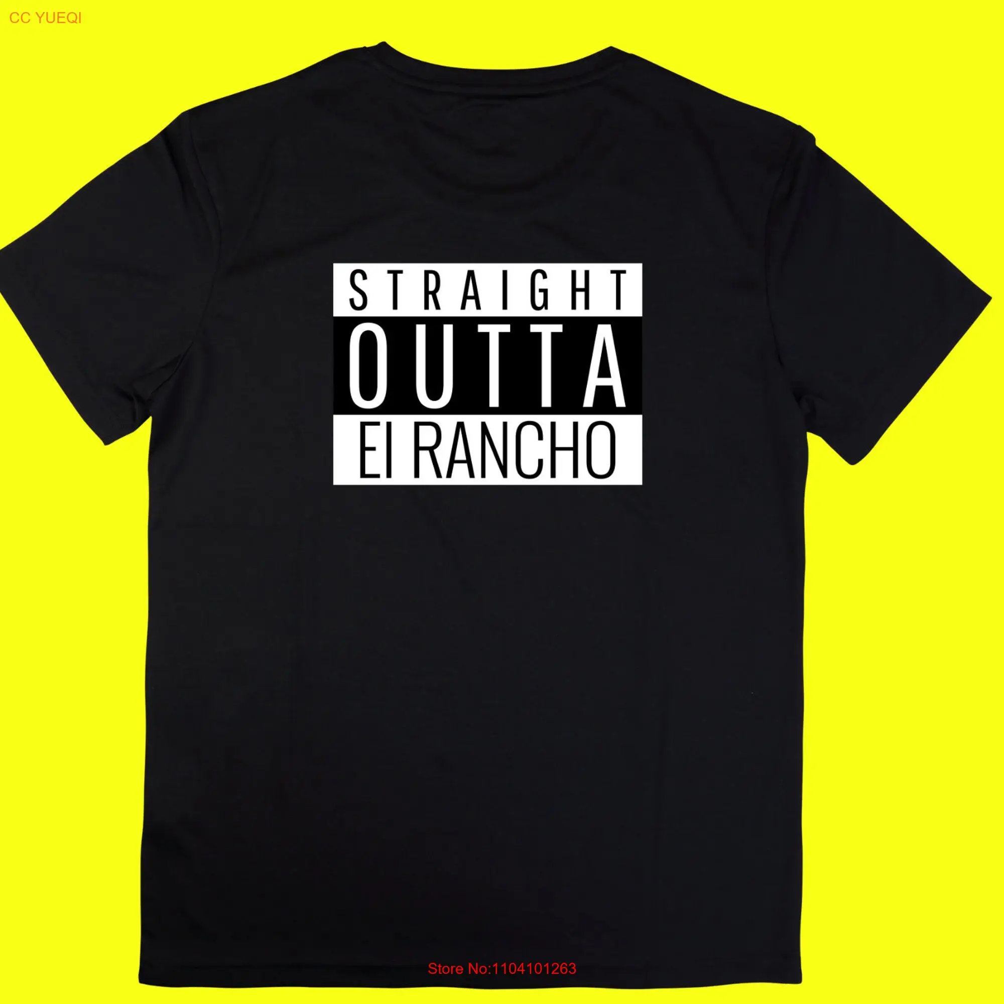 Straight outta El Rancho shirt out of Funny spanish gift Mexican long or short sleeves