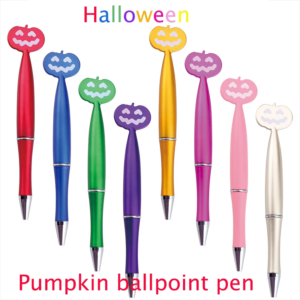 

50Pc Pumpkin Ballpoint Pen Halloween Series Cartoon Cute Multi-color Ballpoint Pen Advertising Gift Pen School Office Stationery