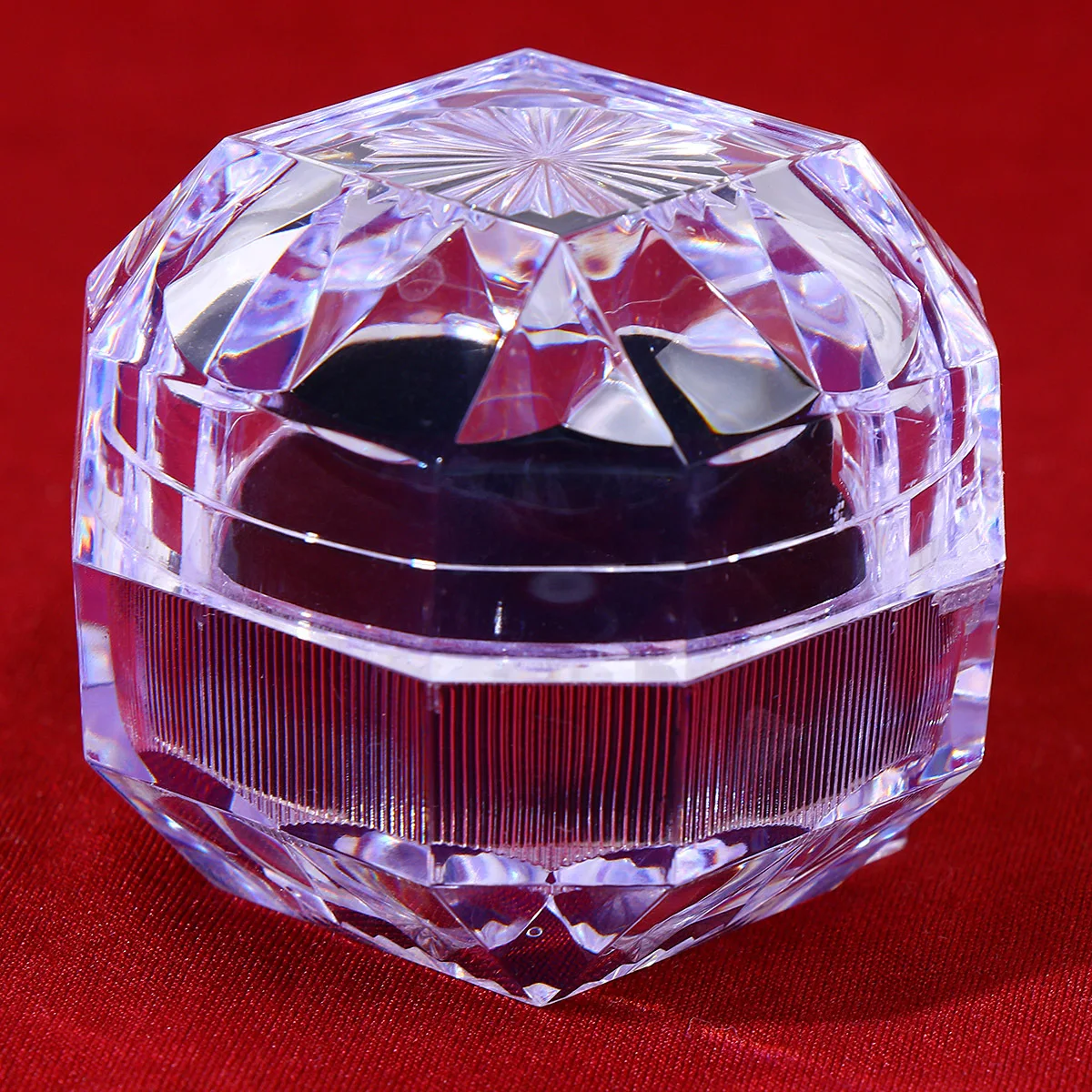 

Черная шкатулка для драгоценностей с кольцом, прочный прозрачный футляр для хранения, элегантный органайзер для колец, сережек, креативная подарочная упаковка