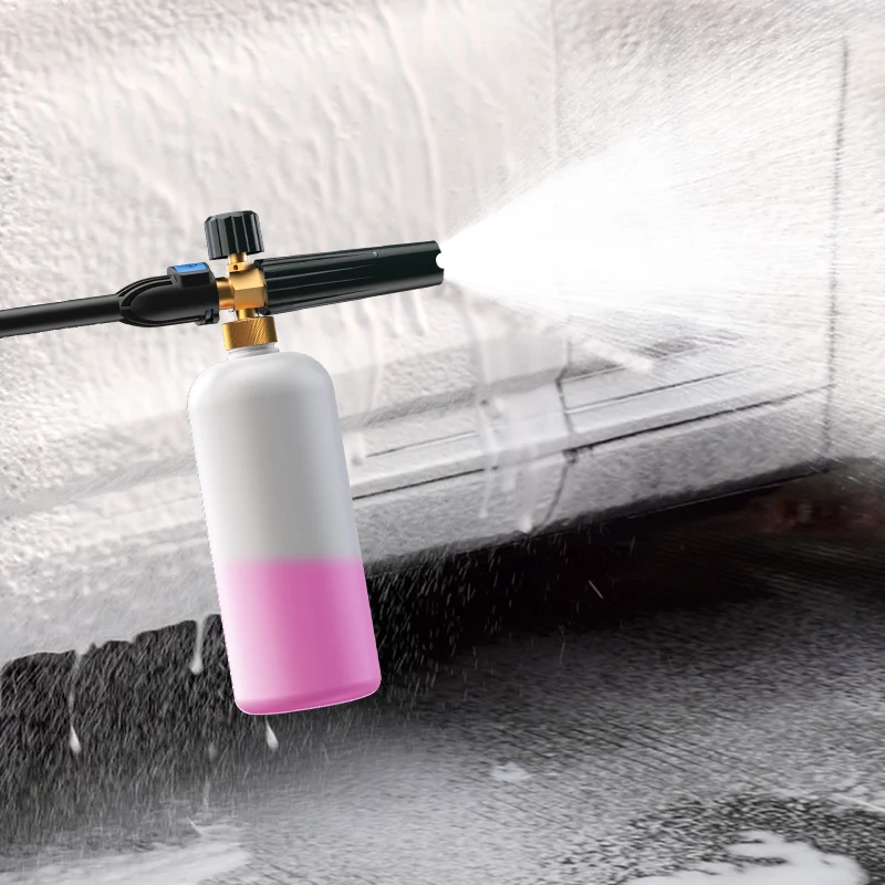 Anlu Household Washing Machine Foam Lance Car Pressure Washer Foam Soap Bottle 1L Foam Maker Foam Generator Foam Canon Nozzle