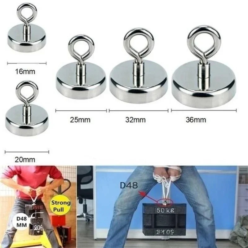 1pc Hardware Fixing Magnet Round Neodymium Strong Magnet With Countersunk Hole 16mm 20mm 25mm 32mm 36mm For DIY Accessories