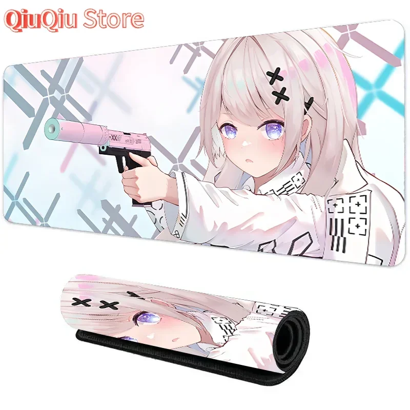 

Пистолет, милая девушка, csgo fps, большая игра для мальчиков, киберспортивный, толстый, большой коврик для мыши, настольный коврик, коврик для клавиатуры, можно настроить с нескользящим покрытием