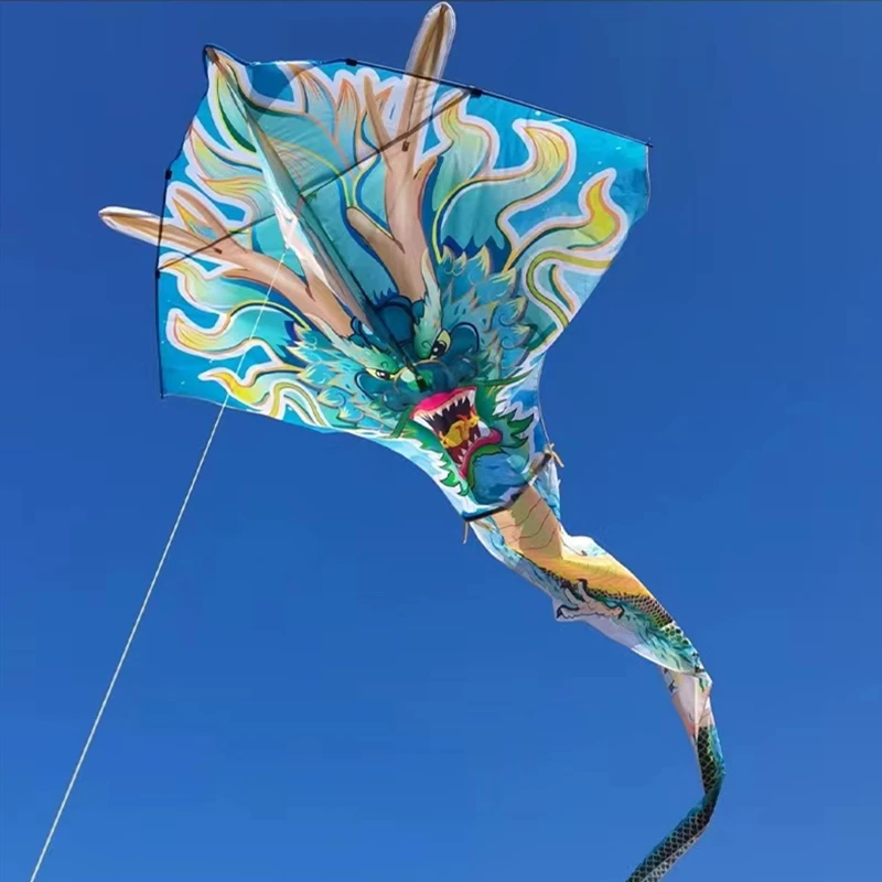 Free Shipping dragon kites flying outdoor games fun toys Chinese traditional wind kites kids outside toys Gaori kyen all kites