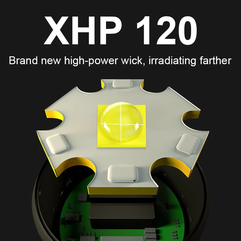 Super Powerful XHP120 LED Diving Flashlight 18650/26650 Professional Scuba Diving Lantern High Power Underwater Diving Light