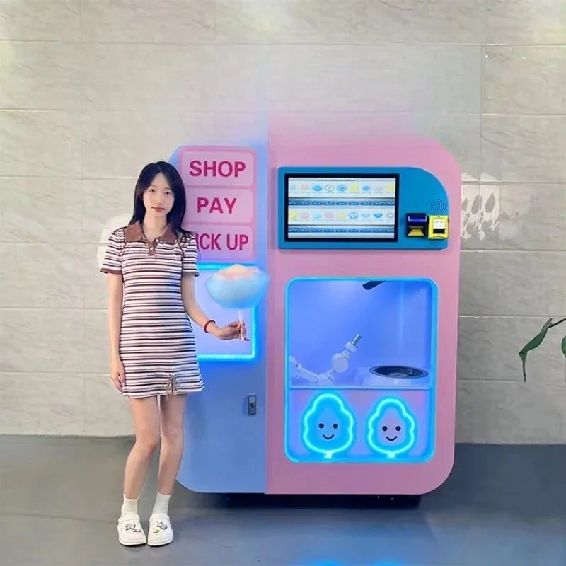 24-Hour Unattended Automatic Marshmallow Vending Machine Smart Money-making Project in Large Shopping Malls