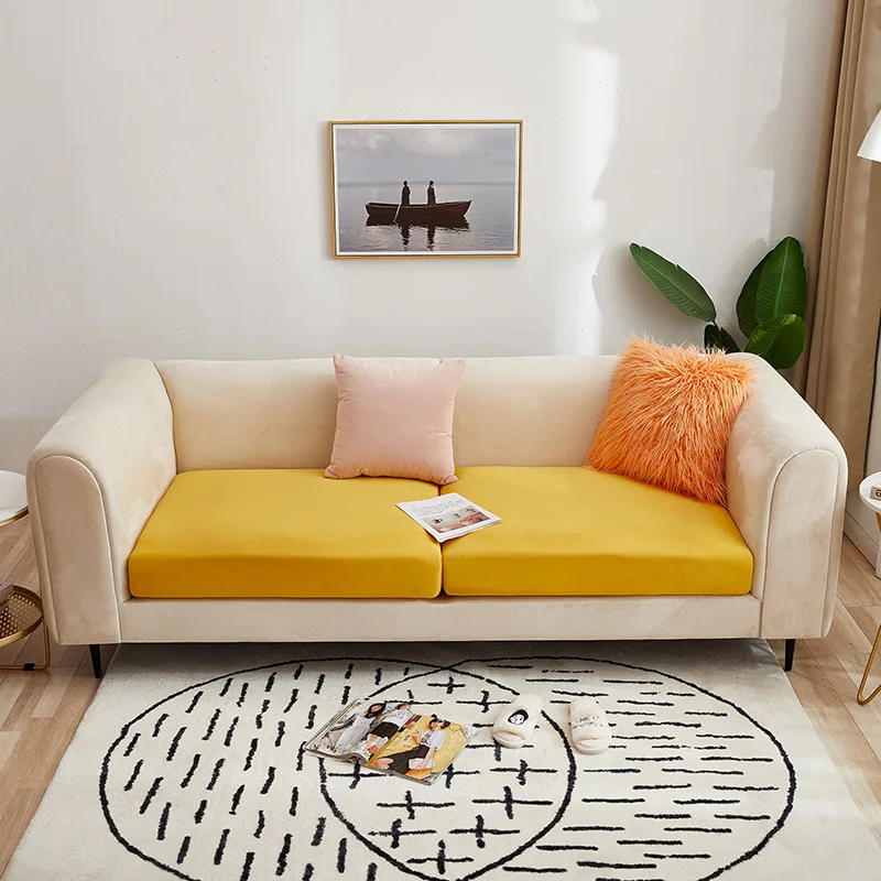 Bild 5: Seiden-Sommer-Sofa-Kissenbezug, Sitzlehne, Polsterbezug, 25, Zuhause, Wohnzimmer, Couchbezug, weicher Schutz