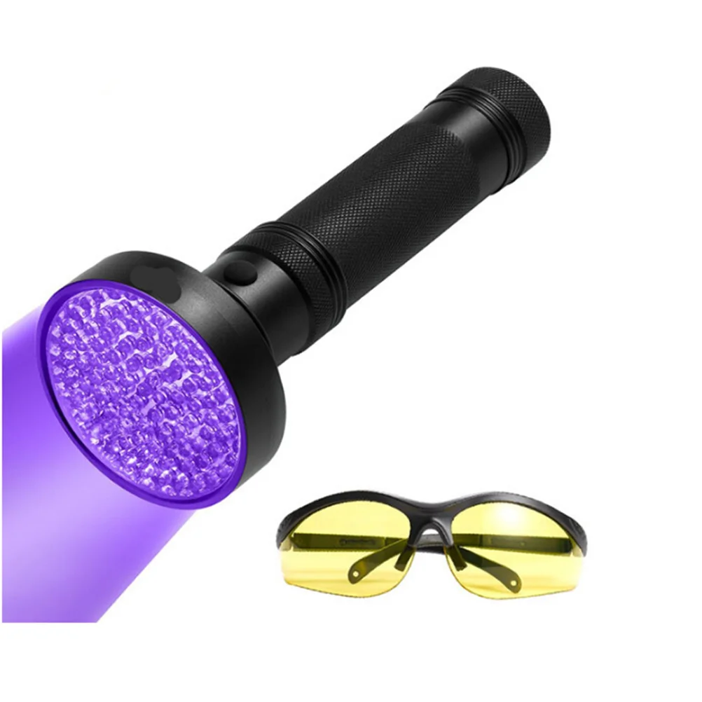 

51 Flashlight 395Nm Blacklight for Pet Stain Detection on Fabrics Furniture Carpets Scorpion Hunting Currency Id