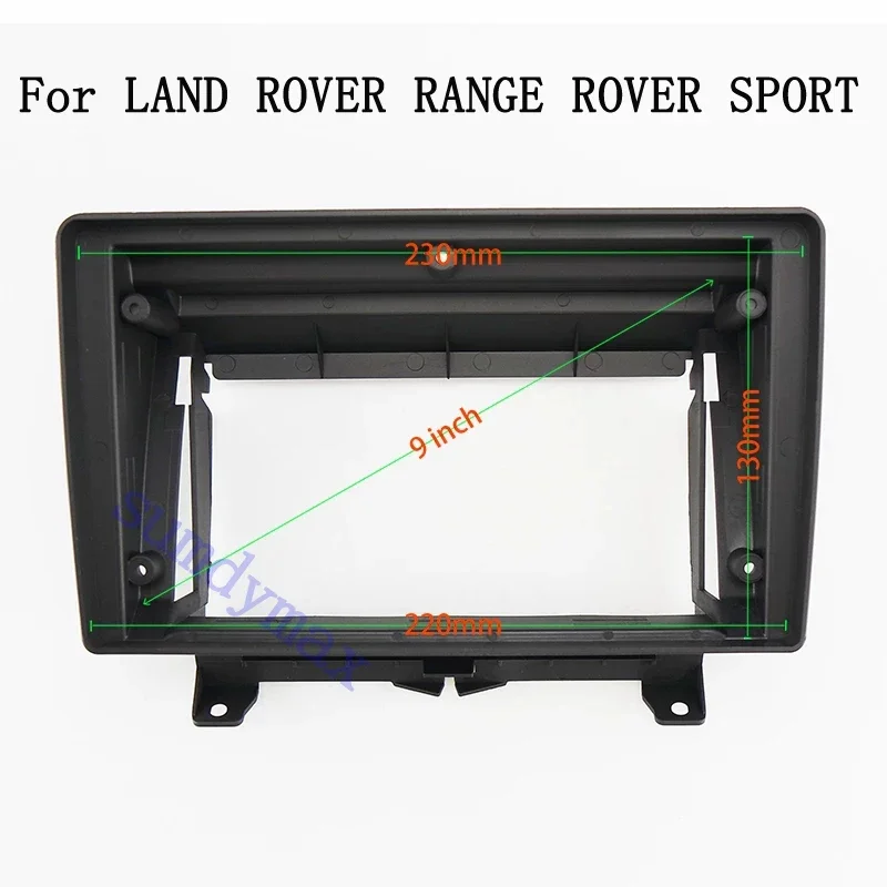 

2din Автомобильная рамка для радиоприемника, Fascia для Land Rover Range Rover Sport 2005-2009 Facia, GPS-навигация, комплект приборной панели, адаптер консоли