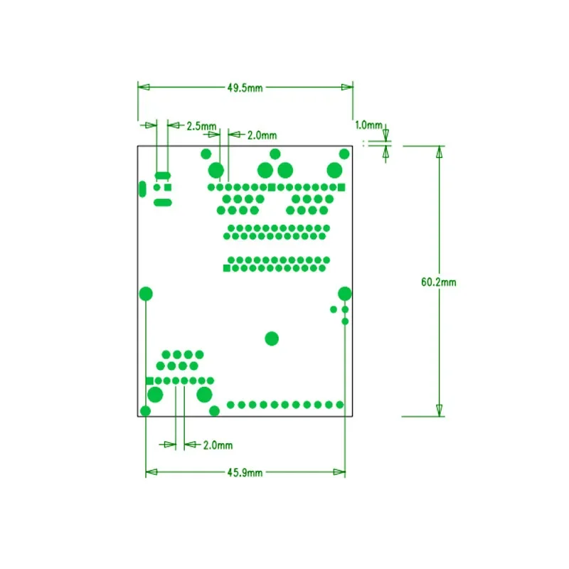 Módulo Mini PCBA Switch Ethernet, 3 Portas Networkmini, 10 Mbps, 100 Mbps, 1000Mbps, 5V-12V