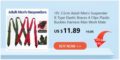 1Pc Deepeel 2.5*65cm Solid Color Children's Suspenders 4 Clips Y-shaped Braces Adjustable Elastic Band Jeans Pants Hanger Male