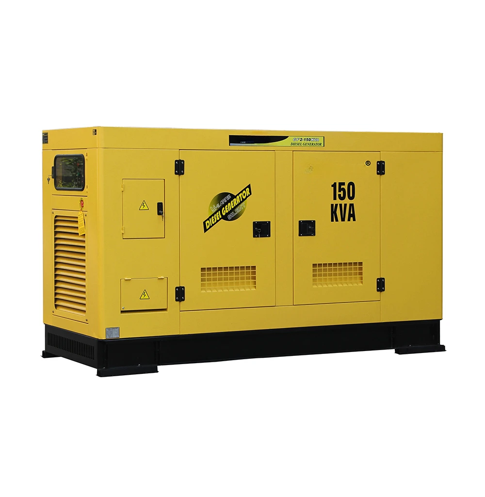 Fast delivery time 120KW 150KVA silent water cooled six cylinder power plant diese l generator price