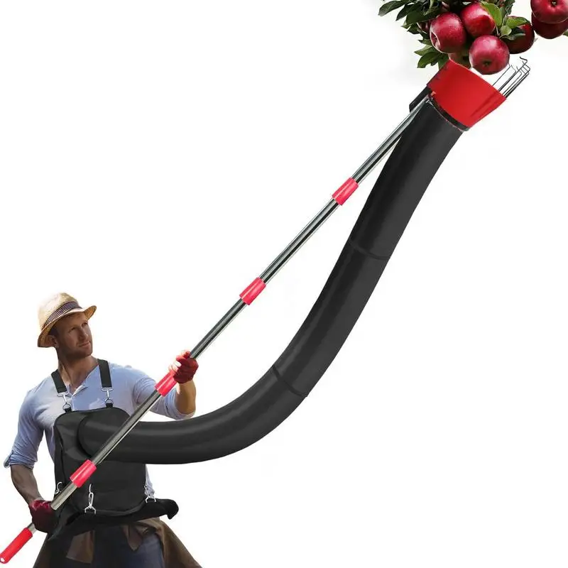 

Fruit Tree Picker Fruit Catcher Adjustable Length 13Ft Equipment Tree Picker Adjustable Orange Picker With Collection Funnel And