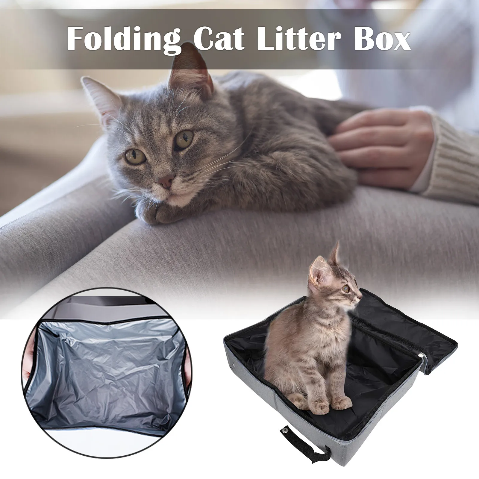 Litter Cat Portable Cover Box Folding Toilet Box Litter Cat Cat with Tools & Home Improvement Clothes Drying Rack