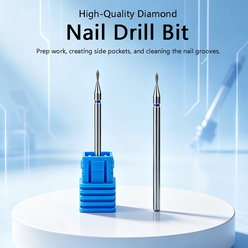 Diamond Milling Cutter Nail Drill Bits Set For Manicure Accessory Pedicure Eletric Machine Nail Bit Brush Burr Tool
