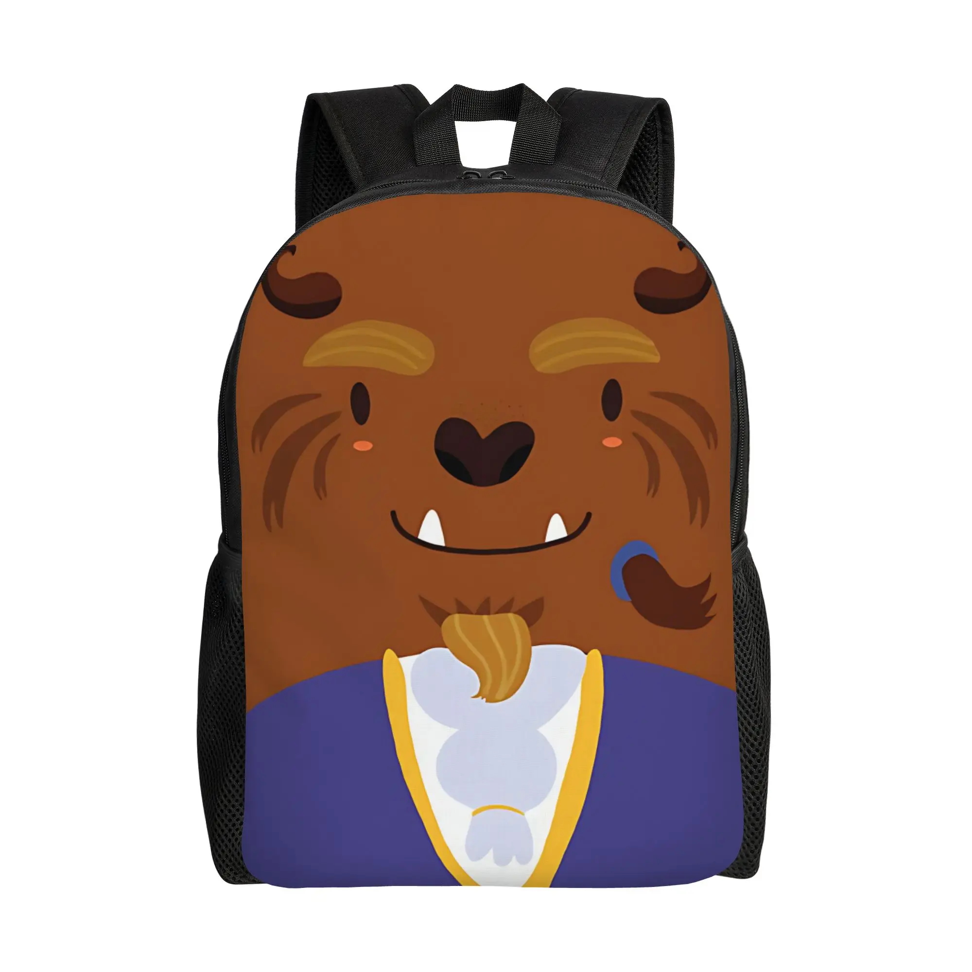

1Piece Backpack The Prince Turned Beast New School Year Daypack Hiking Beauty & The Beast Gift New Term Starts