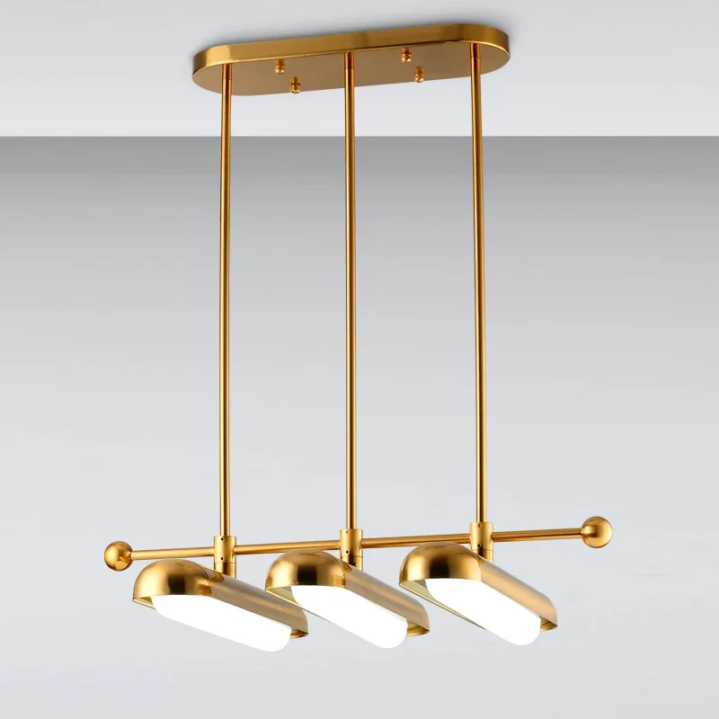 Postmoderne Gouden Art Deco Gouden Ijzeren Glazen Kroonluchter Verlichting Glans Ophanging Armatuur Lampen Voor Eetkamer